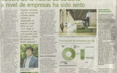 Cálculo de la huella de carbono a nivel de empresas ha sido lento
