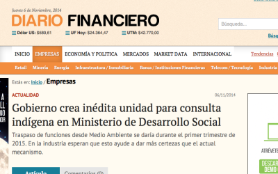 Gobierno crea inédita unidad para consulta indígena en Ministerio de Desarrollo Social