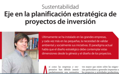 Sustentabilidad: eje en la planificación estratégica de proyectos de inversión