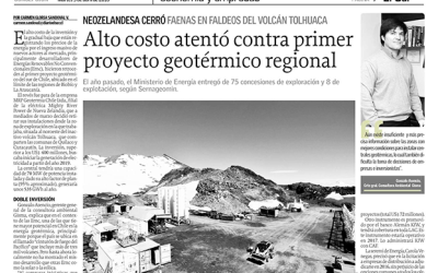 Alto costo atentó contra primer proyecto geotérmico en Biobío