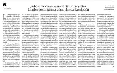 Cómo abordar judicialización socio-ambiental de proyectos de inversión